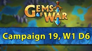 ️ Gems of War, Campaign 19 Week 1 Day 6 | Vault Weekend GAPs Time ️