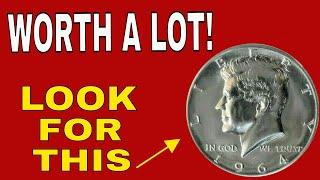 1964 Kennedy half dollars! Valuable kennedy half dollars to look for!