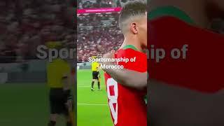 Morocco sportsmanship.. Beautiful Game #morocco #worldcup #france #fravsmar #wc2022 #sportsmanship