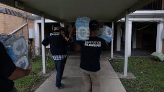 Blessing Hurricane Laura Victims in Louisiana