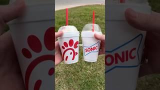 Sonic vs Chick-fil-A Milkshakes