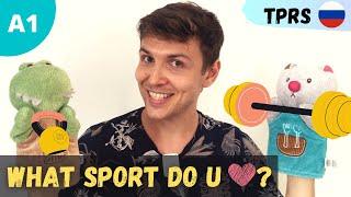 Easy Story in Russian | Talking about sport | Comprehensible Input + Questions TPRS