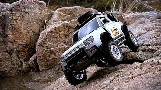 rc cars Mn99s landrover D90 Conquering a Treacherous Rocky Valley | Extreme Rock Crawling Adventure!