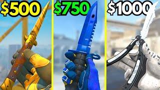 BEST KNIFE & GLOVE COMBOS Under $1000 (CS2 BUDGET KNIFE + GLOVES COMBO 2024)