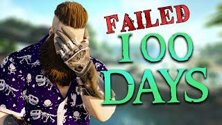 I failed the 100 Hardcore Days challenge on Lost Island | Ark: Survival Evolved