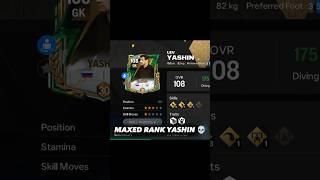 MAXED RANK YASHIN  #fifamobile #eafc24 #eafcmobile #fifa #fifa24 #shorts