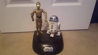 Thinkway electronic talking C3PO and R2D2 bank