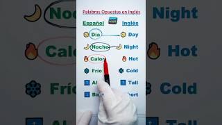 ¡Aprende palabras opuestas en inglés #aprendoinglescantando6191 #aprenderinglés #ingles