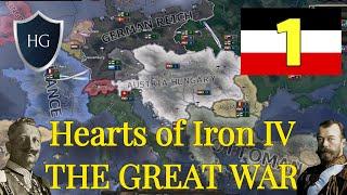 THE GREAT WAR in 1911 - Hearts of Iron IV - German Empire - 1 (Great War Mod)