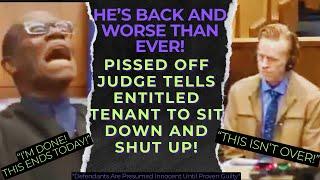 JUDGE IS HEATED!ENTITLED Tenant INSULTS Judge and put in TIME OUT! "YOU BETTER SHUT UR MOUTH NOW"