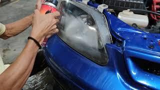 Cara jimat kilatkan lampu kereta ll Diy ll Restore .....