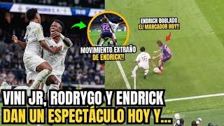 GUAU!! MIRA EL EXTRAÑO LANZAMIENTO DE ENDRICK Y EL SHOW DE VINICIUS JUNIOR HOY EN EL REAL MADRID!!