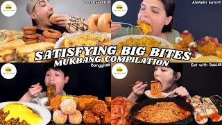 ASMR | SATISFYING BIG BITES MUKBANG COMPILATION | FAST FOOD X KOREAN FOOD EATING SHOW | BEST BITES