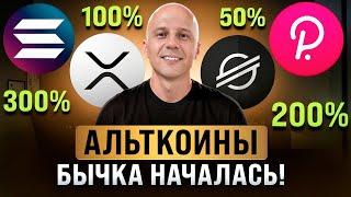 Биткоин на хаях. Скоро коррекция? Когда продавать BTC и какие альткоины покупать? Альтсезон начался