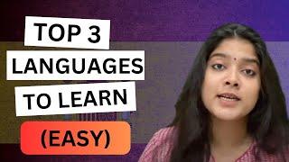 Top 3 Easy Languages to Learn | for beginners