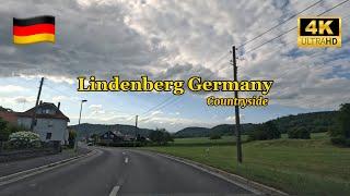 Summer Drive from Lindenberg to Sonneberg, Germany  | Scenic Countryside Journey