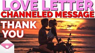 EMOTIONAL DIVINE MASCULINE CHANNELED LOVE LETTER FROM DM TO DF "THANK YOU" 