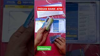 INDIAN BANK DEBIT CARD UNBOXING  2025  INDIAN BANK ATM UNBOXING #atm #indian bank #unboxing