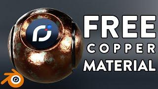 FREE Copper Material | Blender | Pixel Insane