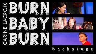 Burn Baby Burn - backstage