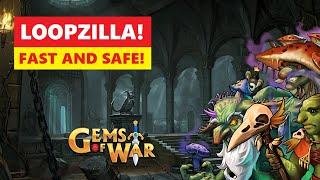 Gems of War Underspire Easy Fast Best Loop No Mythic Team!