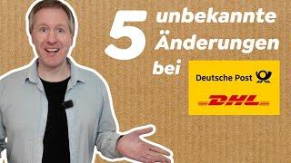 Bislang unbekannte Änderungen bei Deutsche Post DHL