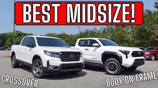 2024 Honda Ridgeline Trailsport vs Toyota Tacoma TRD | Opposite Style Same Price!