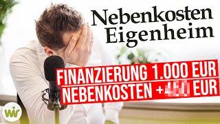 Monatliche Nebenkosten eines Eigenheims (Berechnung) #Baufinanzierung