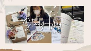 Study Vlog ［中六解壓系列]| 2023 DSEr の weekly vlog | 中六生的無盡補課&補習日常| 乾花蠟片