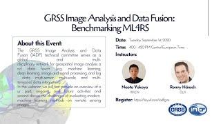 GRSS Image Analysis and Data Fusion: Benchmarking ML4RS