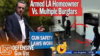 Armed LA Homeowner Faced Multiple Burglars With California Compliant Gun, Is in Hospital