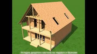 Building wood frame house