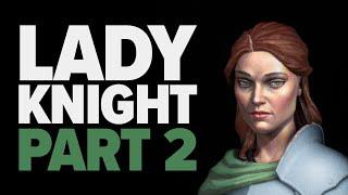 Lady Knight Bust Part 2: How to Paint a Female Face