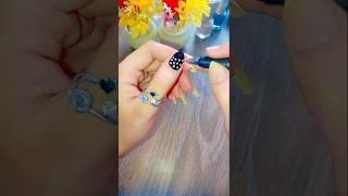 Nail art with school ink pen ️ how use this #simple#and#easy