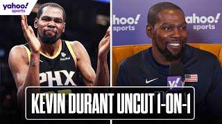 KEVIN DURANT on Olympics, Team USA & the reported trade talk from SUNS | Yahoo Sports