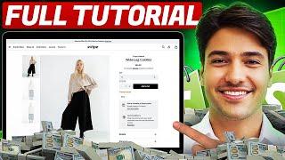 How To Design Your Shopify Store From Beginner to Pro 2024 |  Click By Click Full Tutorial Hindi