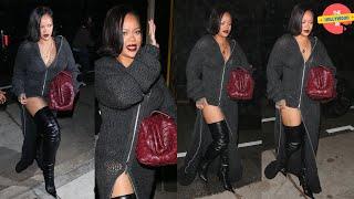 RIHANNA SPOTTED ARRIVING AT GIORGIO BALDI: PHOTOGRAPHER'S FLASHES STARTLE STAR AT DINNER!