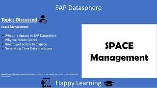 02 SAP Datasphere - Space Management