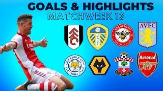 Premier league all goals and highlights matchweek 13 [Crazy goals]