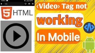 How to Fix HTML Video Tag Not Working in Mobile. Acode