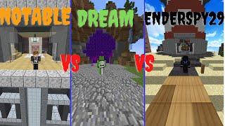 How Notable Wins A Bedwars Game vs Dream vs EnderSpy29