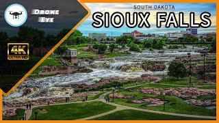  Sioux Falls | South Dakota | USA  | Through A Drone's Eye | 4K Drone Footage | Mind Relaxing ‍