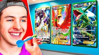 Throwing Darts At GIANT POKEMON CARDS To Get GOD POKEMON in Minecraft