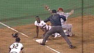 1990 NLCS Gm4: Davis' cannon nails Bonilla at third