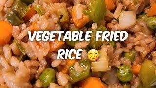 Meatless Mondays with BB! Vegan - Vegetable fried rice!