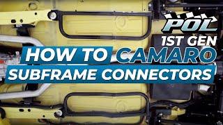 Install Camaro Subframe Connectors from POL (1st gen: 1967-1969)