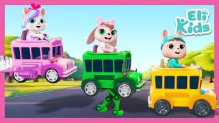 10 Little Toy Buses +More | Color Learning with Buses | Eli Kids Songs & Rhymes