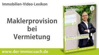 Maklerprovision bei Vermietung - Der ImmoCoach die Online Akademie für Immobilieneigentümer