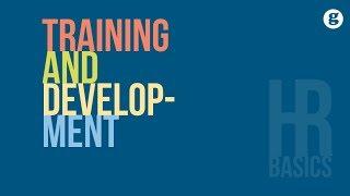 HR Basics: Training and Development