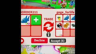 What People Trade For Neon Shark  #adoptme #adoptmeroblox #adoptmetrades